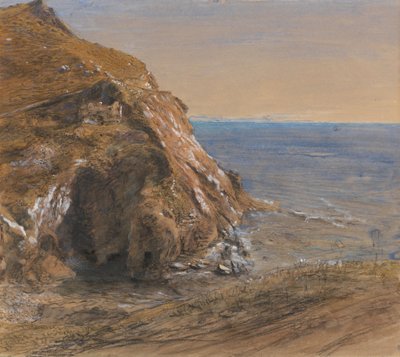 Le glissement de rochers près de Boscastle - Samuel Palmer